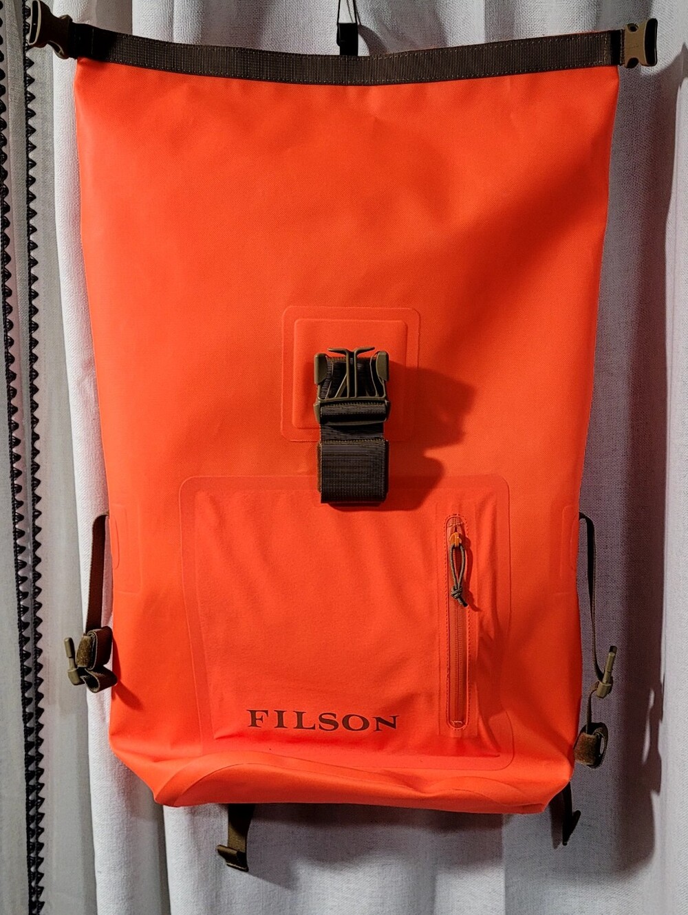 Filson 28L Dry Backpack Flame Orange - MINT Condition